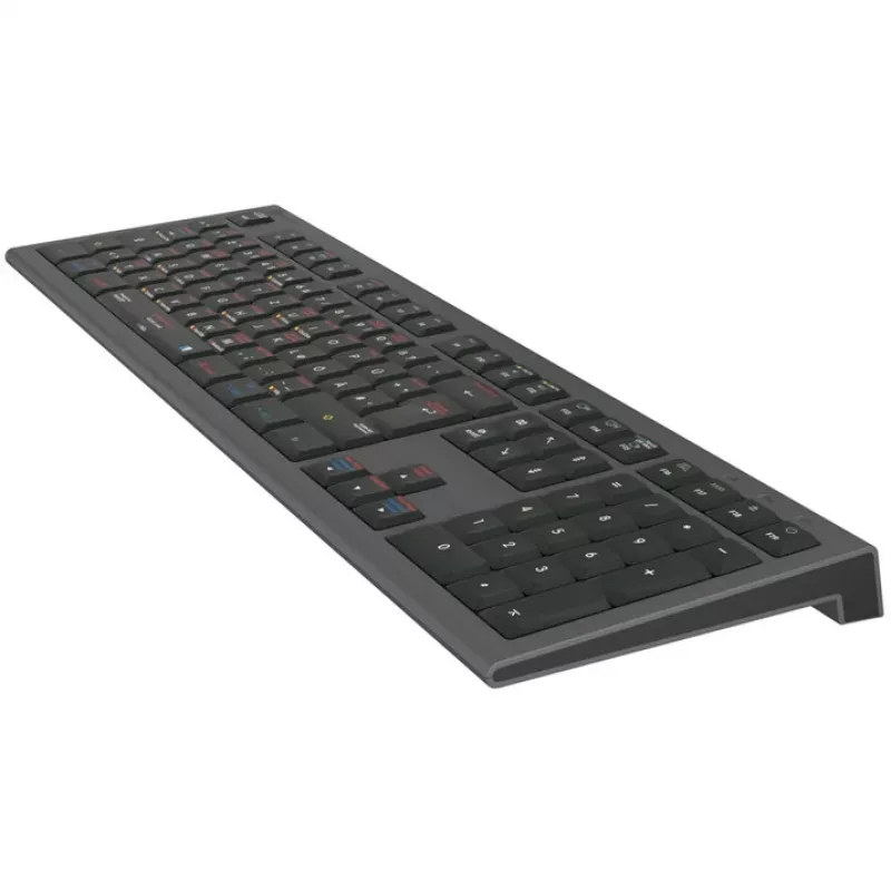Logickeyboard LKB-OSX-A2M-DE tastatūra USB QWERTZ vācu melna (LKB-OSX-A2M-DE)