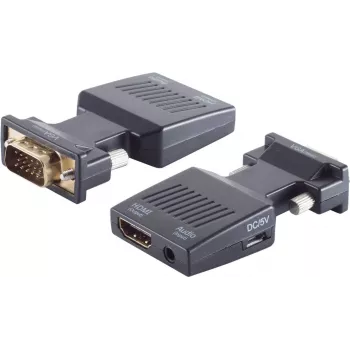VGA uz HDMI adapteris ShiverPeaks 10-01005 ar 3,5 mm audio ligzdu