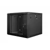 Sienas skapis LANBERG 9U 19 collu WF01-6609-10B, 600×600×507 mm, 60 kg, IP20, melns