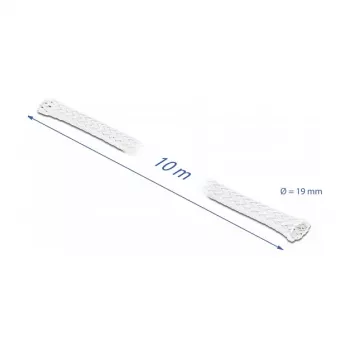 Pīts uzmava DeLOCK 20805 10 m x 19 mm balts