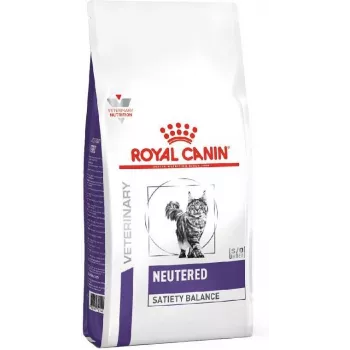 Sausā kaķu barība Royal Canin Neutered Satiety Balance 1,5 kg — pieauguši, mājputni, olbaltumvielas 35%, tauki 10%