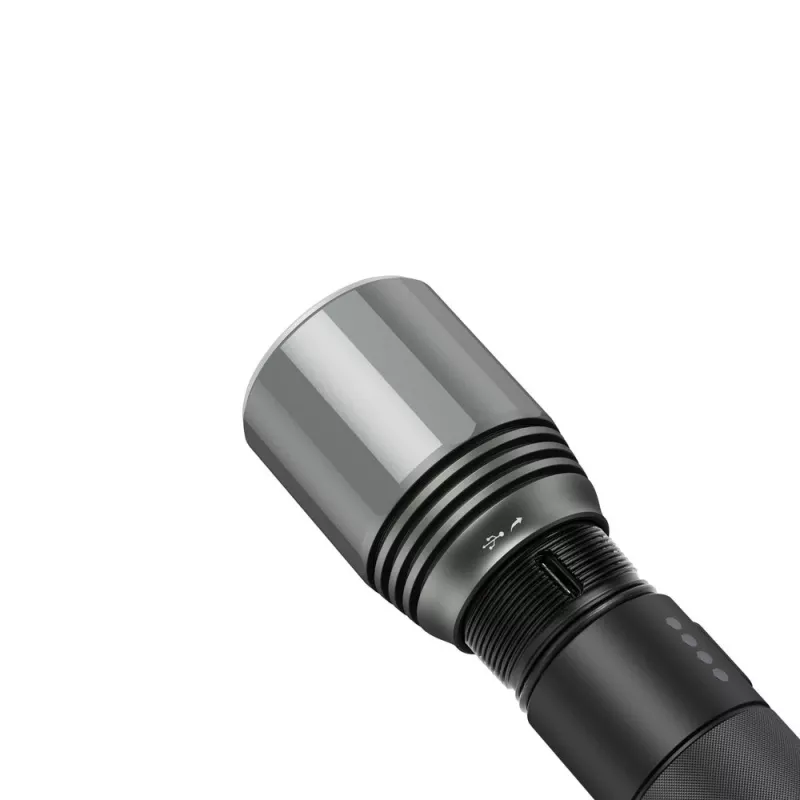 Rokas lukturītis Nextool T10 — 2000 lm, 220 m staru kūlis, USB-C, IPX7, alumīnija korpuss, 152 mm