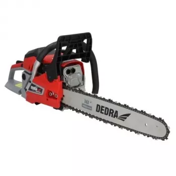 Benzīna ķēdes zāģis Dedra DED8718, 45 cm sliede, 2,4 kW dzinējs