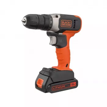 BLACK & DECKER | Bezvadu urbjskrūvgriezis | BCD001C2-QW | 18 V | 2x1,5 Ah | Litija