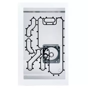Priekšējā plāksne Stealkey Customs Lian Li O11D Mini MK2 — balta (SW10011.1)