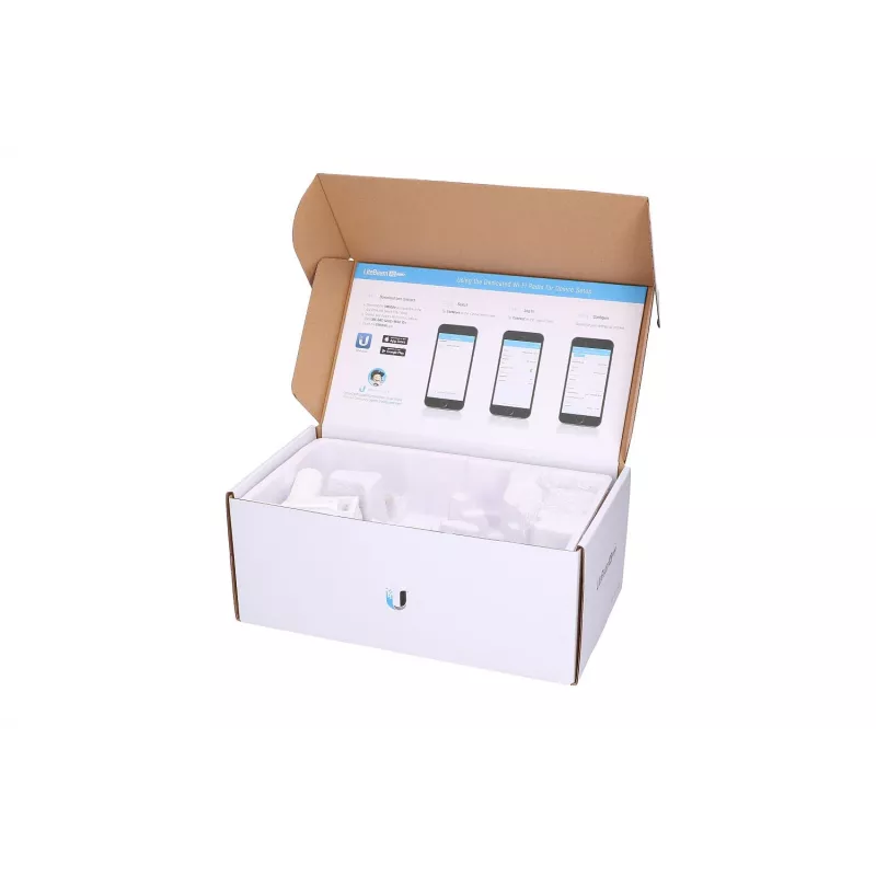 CPE Ubiquiti LBE-5AC-GEN2-5, LiteBeam 5AC, 5GHz, MIMO, 1x RJ45 1000Mb/s, 23dBi, 5 komplekts