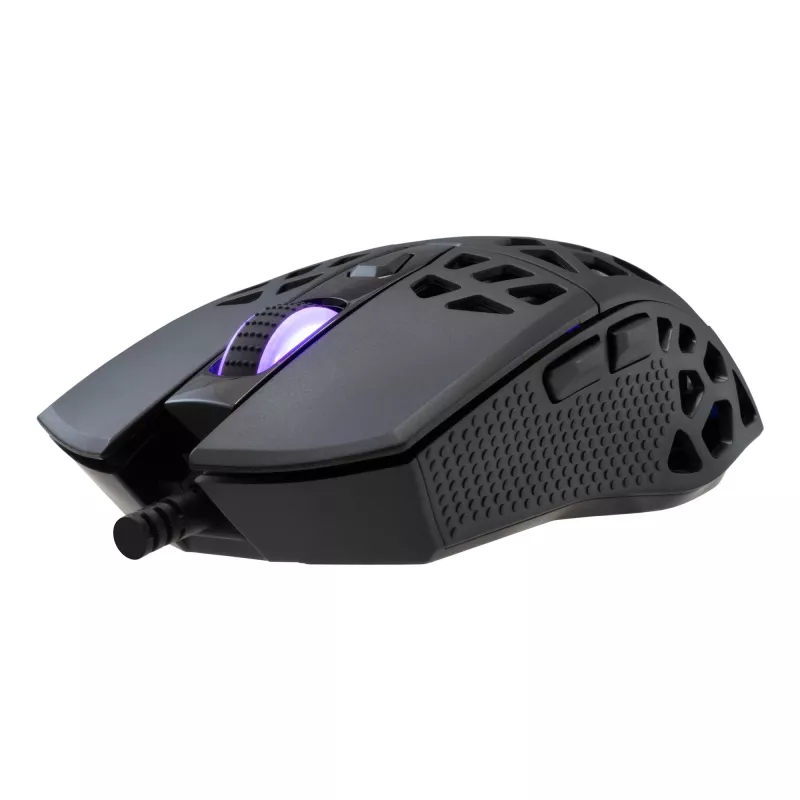 Pele White Shark GM-5018 Caradoc RGB 7200 dpi melna