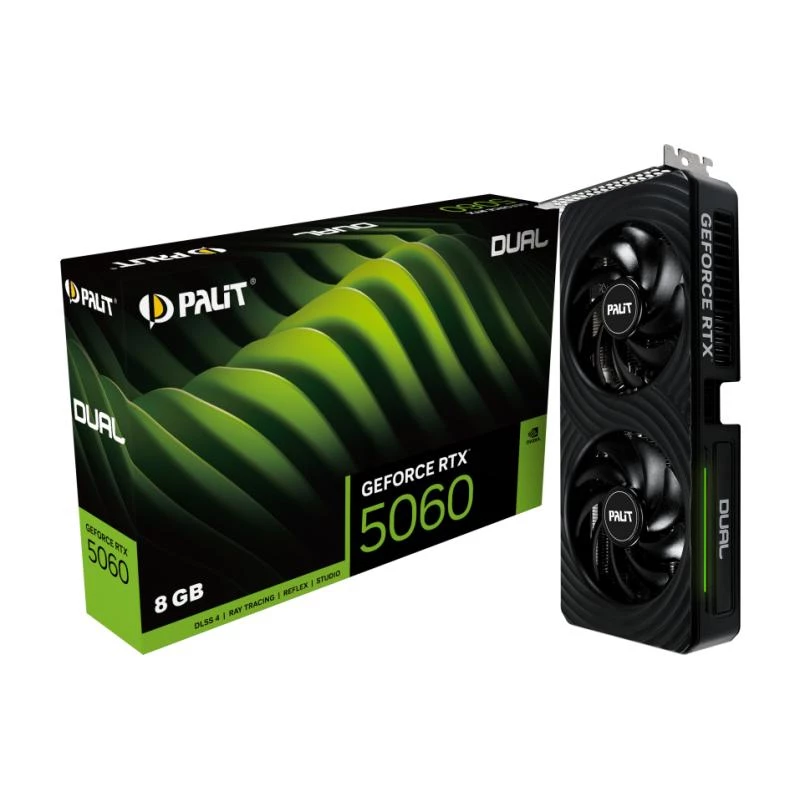 Palit GeForce RTX 5060 Dual 8GB GDDR7 grafikas karte