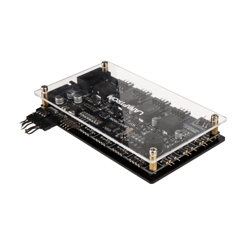 Lamptron SM436 PCI ventilatora un RGB LED kontrolieris, melns