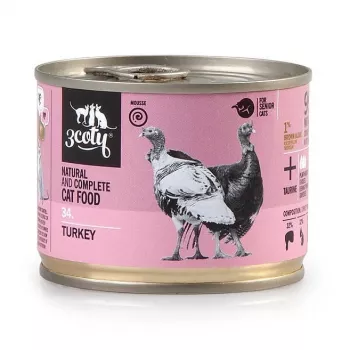 3COTY 34. Turkey Senior - mitrā kaķu barība - 180g