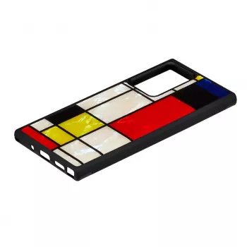 Aizsardzības maciņš iKins Samsung Galaxy Note 20 Ultra — Mondrian Melns