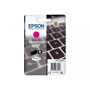 Oriģinālā Epson tintes kasetne C13T07U340 fuksīna krāsā, augstas (XL) ietilpības, priekš WF-4745 sērijas printeriem