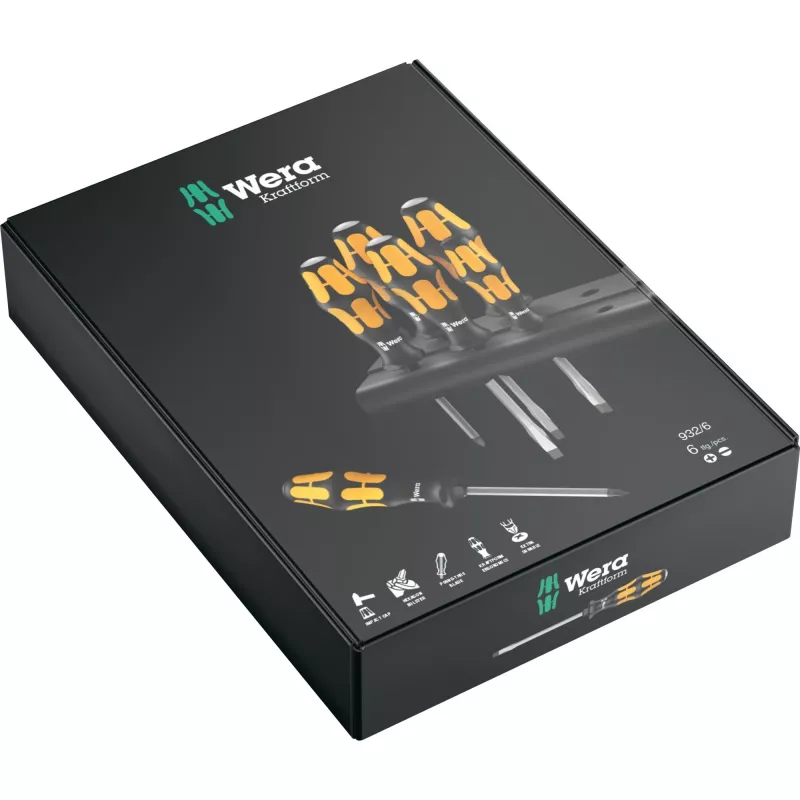 Skrūvgriezis Wera 932/6 Kraftform Set Standard