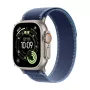 Apple Watch Ultra 3 GPS + Cellular 49mm dabīga titāna korpuss ar zilu/spilgti zilu Trail Loop - S/M | Apple