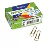 Clips Forpus, dzeltena metāla, 26 mm apaļas (100) 1104-006