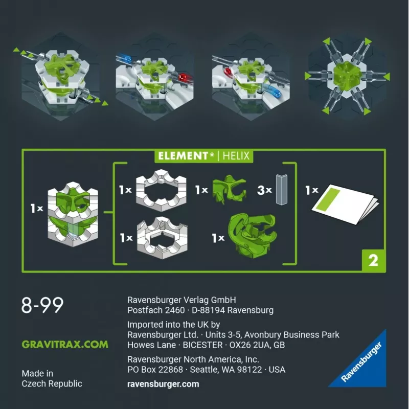 Konstrukciju komplekts Gravitrax PRO Element Helix