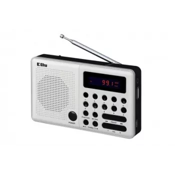 Eltra Radio Pliszka USB, FM balts