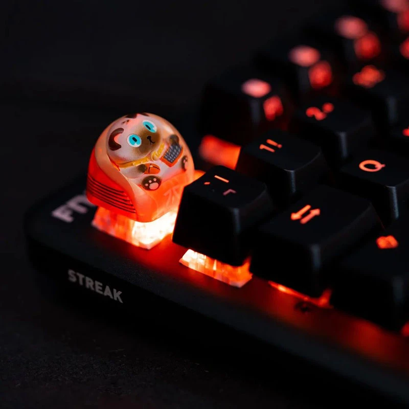 Fnatic Artisan Keycap Loeya taustiņa vāciņš, oranžs