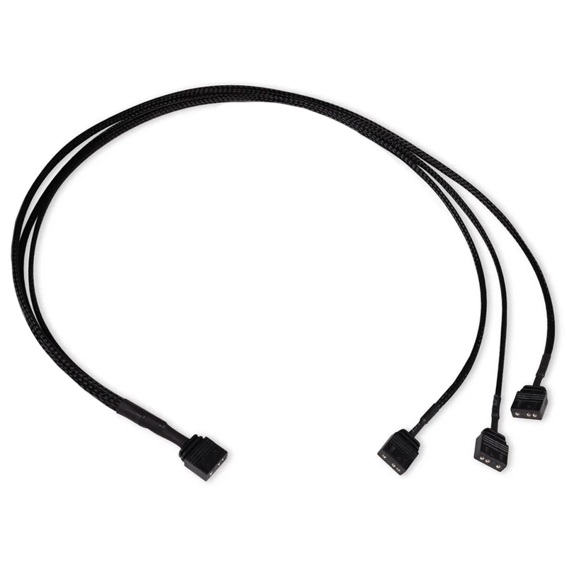RGB sadalītāja kabelis Alphacool 18707 5V Melns 600mm