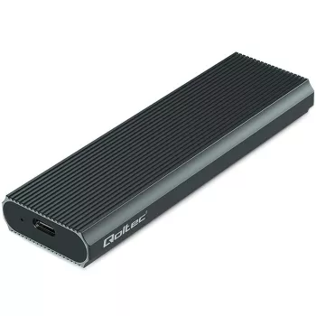 M.2 NVMe SSD korpuss QOLTEC 52630 — USB 3.1 Gen2 10 Gb/s, M.2 NVMe diskiem
