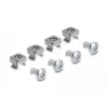 Montāžas kronšteins DeLOCK 19 collu 450x40mm 2 gabali Melns Metāls