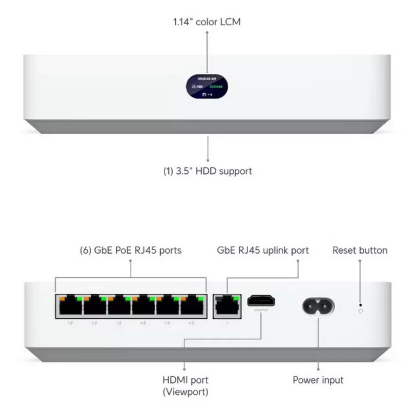 Ubiquiti UNVR-Instant-Kit video novērošanas komplekts Vadu