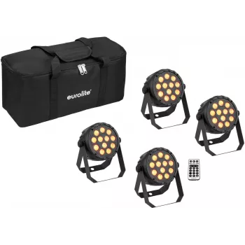 LED PARty Spot EUROLITE 42110204 RGB WW Silent — LED PAR gaisma, RGB + Silti balta