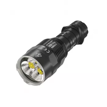 Rokas lukturis Nitecore TM9K PRO — 9900 lm, USB uzlādējams, IP68, 133 mm, 227 g, alumīnijs, melns