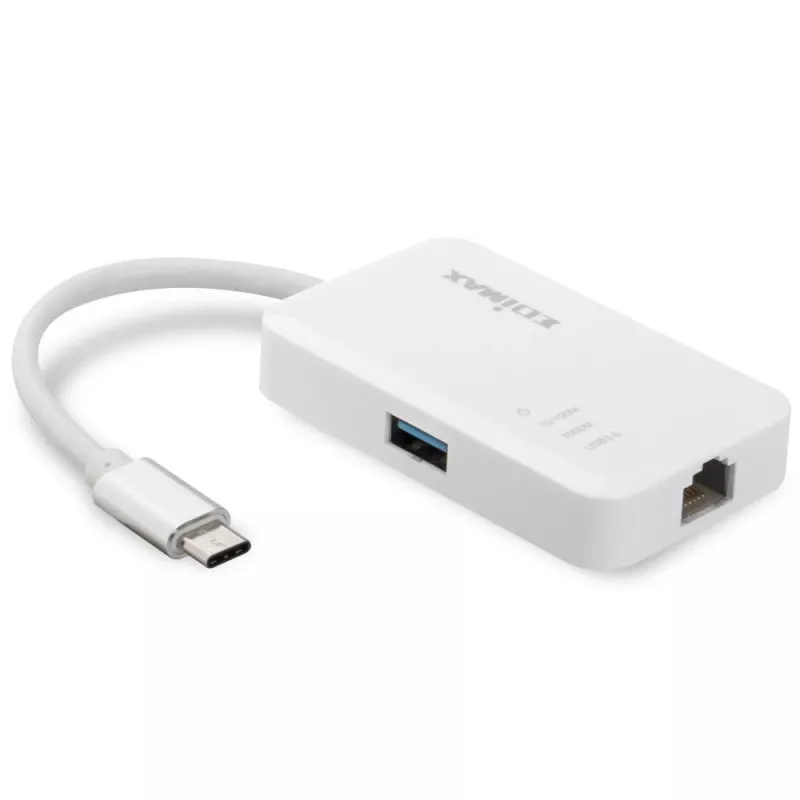 Edimax EU-4308 klēpjdatora doks/porta replikators USB 3.2 Gen 1 (3.1 Gen 1) Type-C balts