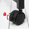 Maclean saliekamais galds, melns, pārvietojams, 100x50cm, maks. 50kg MC-1250 B