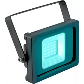 LED prožektors EUROLITE FL-10 SMD tirkīzzils ar IP aizsardzību