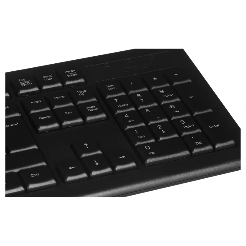 A4Tech KR-85 tastatūra USB QWERTY US English Melna