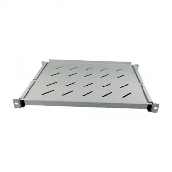Rack shelf ALLNET ALL-S0002101, 19 inch (48.3 cm), 450 mm width, 550 mm depth, silver