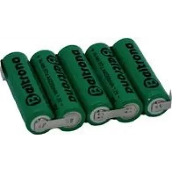Beltrona RTU5AAZ akumulatoru komplekts 5x Mignon (AA) Z-Solder Tag NiMH 6 V 2200 mAh (BELRTU5AAZ)
