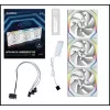 Ventilators Lian Li UNI FAN SL Wireless 120 12 cm balts 3 gab. 28,5 dB 64,05 cfm