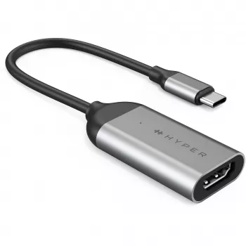 HYPER HD-H8K USB Type-C HDMI nerūsējošais tērauds