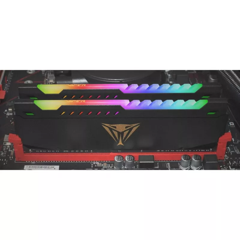 Patriot Viper Steel RGB 32 GB (2x16 GB) DDR4-3600 CL20 atmiņas komplekts, PVSR432G360C0K