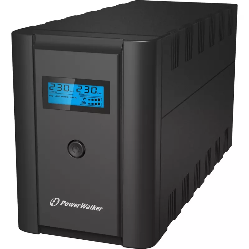 PowerWalker VI 2200 SHL Schuko nepārtrauktās barošanas avots (UPS) Line-Interactive 2,2 kVA 1200 W 4 maiņstrāvas izejas