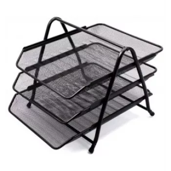 Galda paplātes organizators Forpus FO30545 metāls melns
