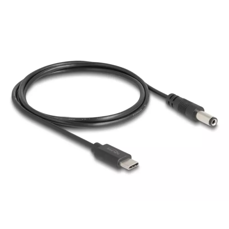 DeLOCK USB Type-C strāvas kabelis 1 m 5.5 x 2.1 mm vīrišķais 5 V 1.5 A