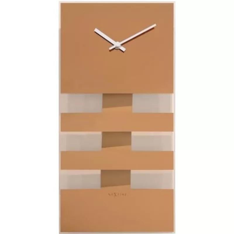 NeXtime klok 2855co Bold Stripes, 38x19 cm, sienas, varš