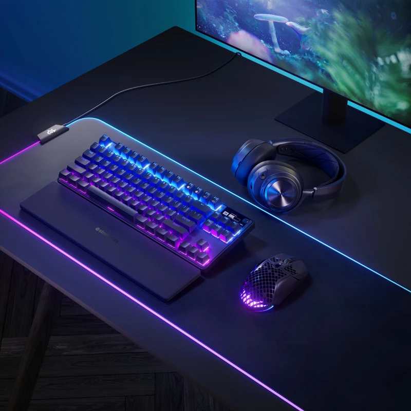 Steelseries Apex Pro TKL tastatūra Spēļu USB + RF bezvadu + Bluetooth QWERTZ vācu Melns