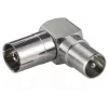 Microconnect COAXADAPTERA savienotāju adapteris Coax sudraba krāsā