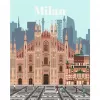 CreArt - Krāsainā Milāna, gleznošana