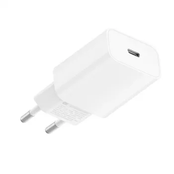 Lādētājs USB-C 20W Secure Quick Charge Original Xiaomi AD201EU Balts