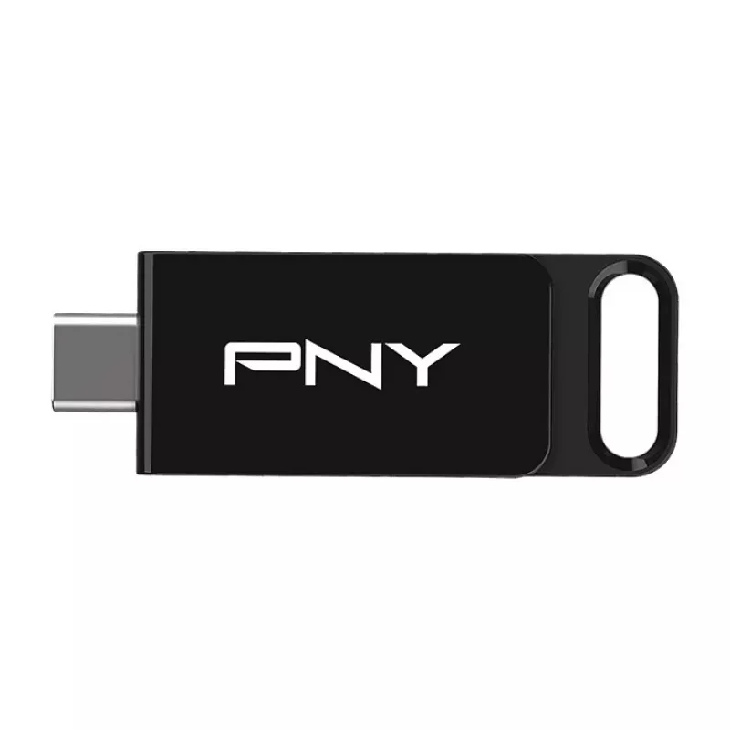 PNY Elite, 128 GB, USB Type-C, 3.2 Gen 1 (3.1 Gen 1), 120 MB/s, Dia, Melna