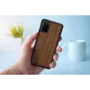 Telefona aizsargmaciņš no koka un vīrieša Samsung Galaxy S20+ — Koala Melns