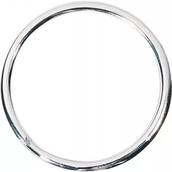 Atslēgu riņķi WEDO 2623030 metāla 30 mm sudrabaini ar niķeļa pārklājumu iepakojumā pa 100