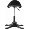 Ergonomisks balansa ķeblis up up Toronto melns audums ar garāku gāzes pacēlāju