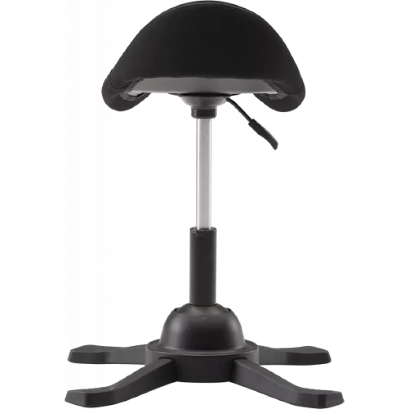 Ergonomisks balansa ķeblis up up Toronto melns audums ar garāku gāzes pacēlāju